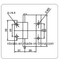 Schwarzes elektronisches Schrank Türscharnier